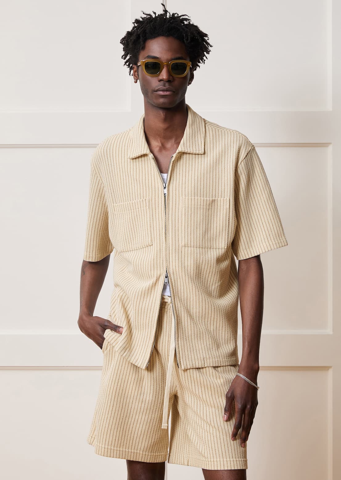 Dune Zip-Up Polo