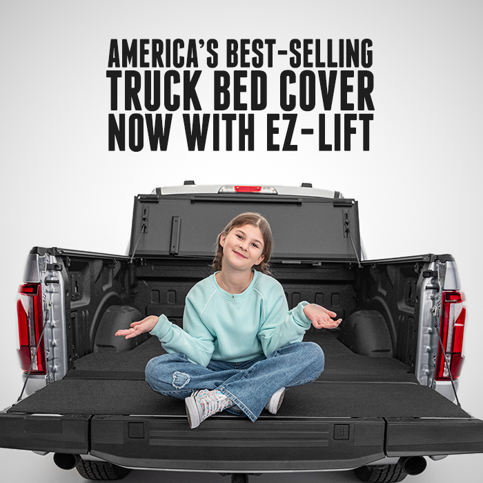 america's best-selling truck bed cover, now with ez-lift