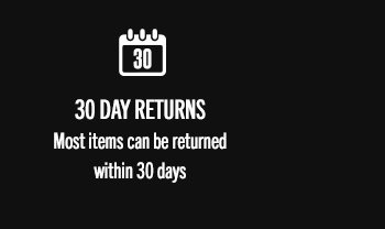 30 day returns
