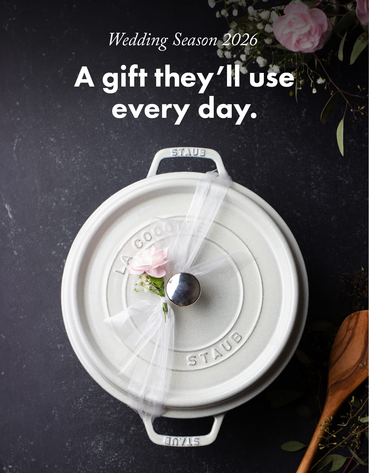 Wedding gifts they'll use every day.