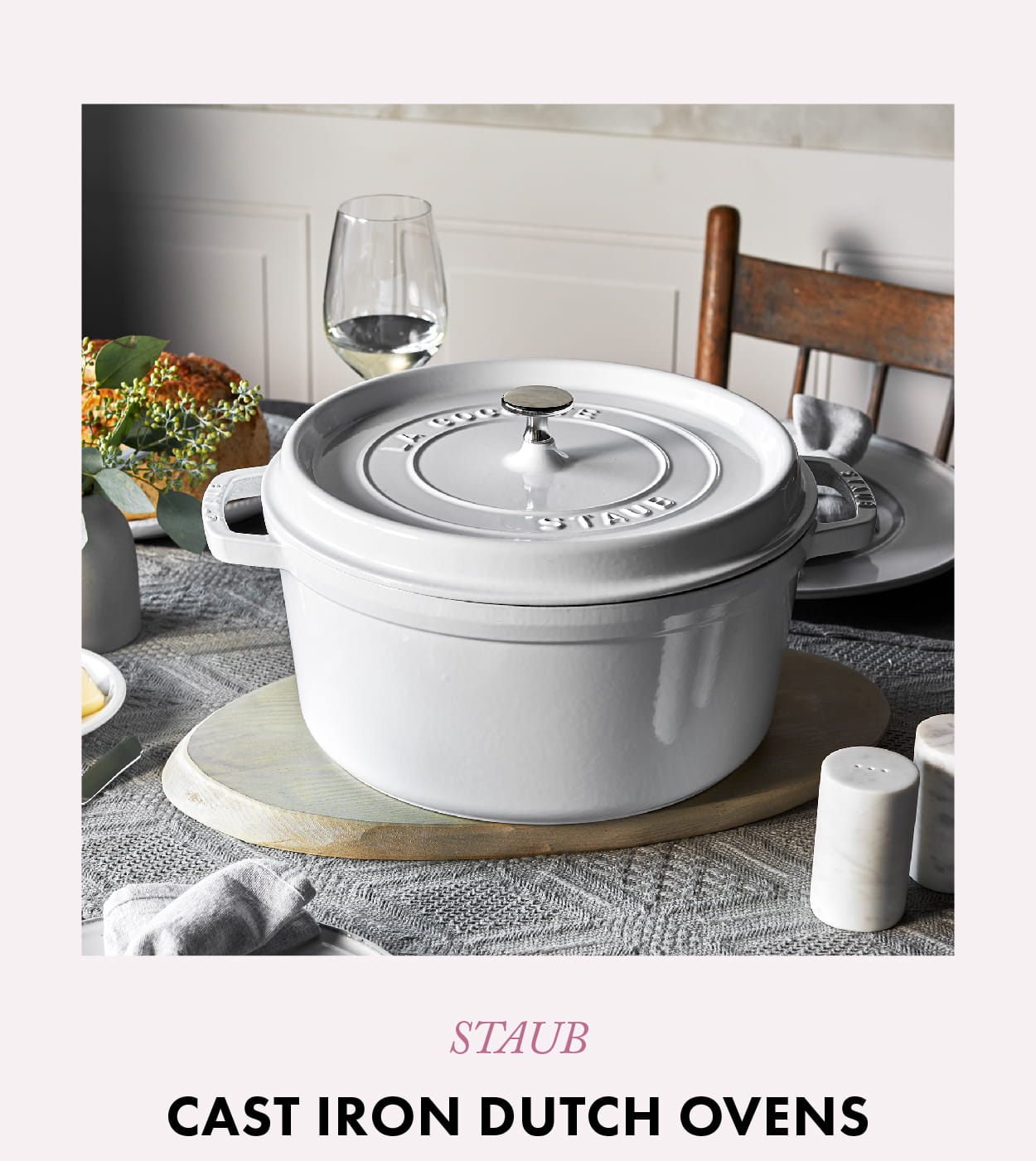 STAUB Cast Iron Dutch Ovens