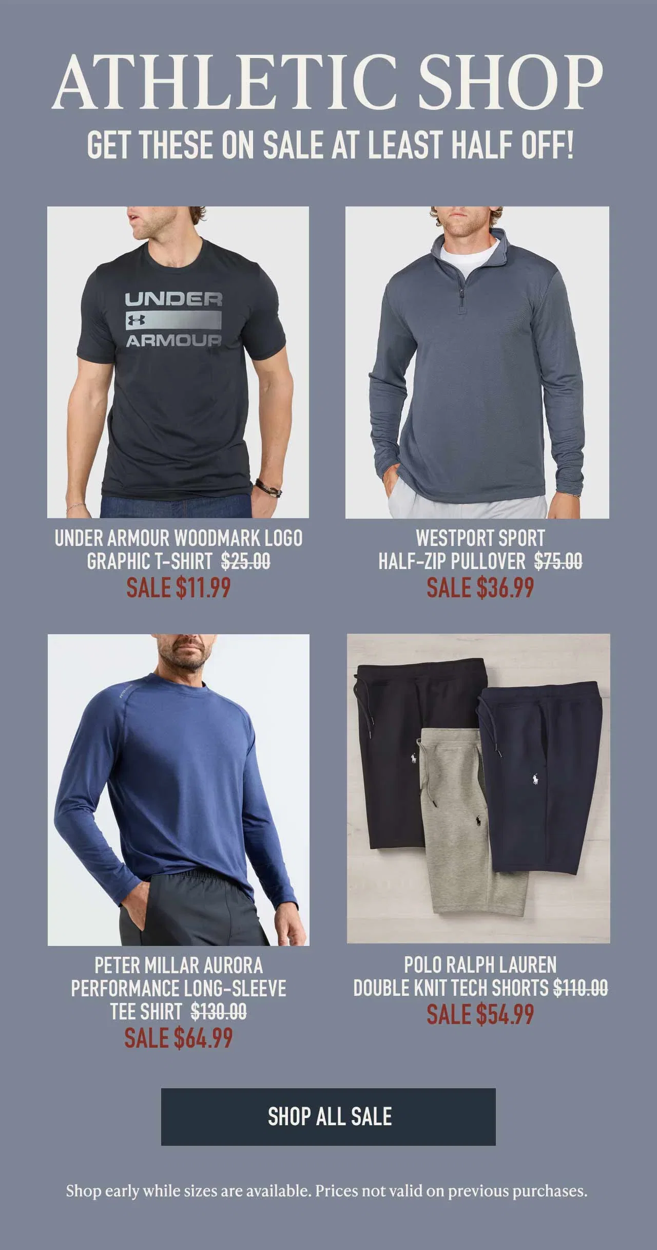 Shop the Summer Sale — select styles now 50% off or more.