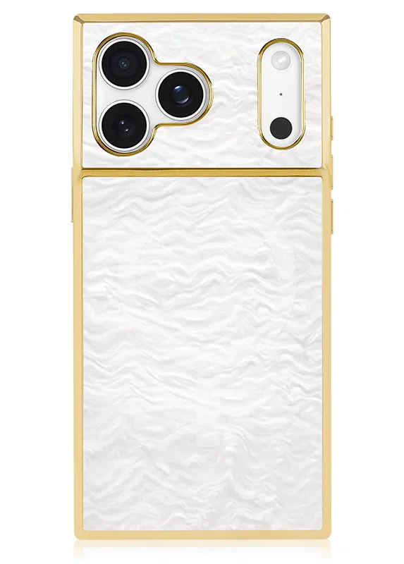 Image of Elite Collection - SQUARE® Gilded Pearl iPhone Case