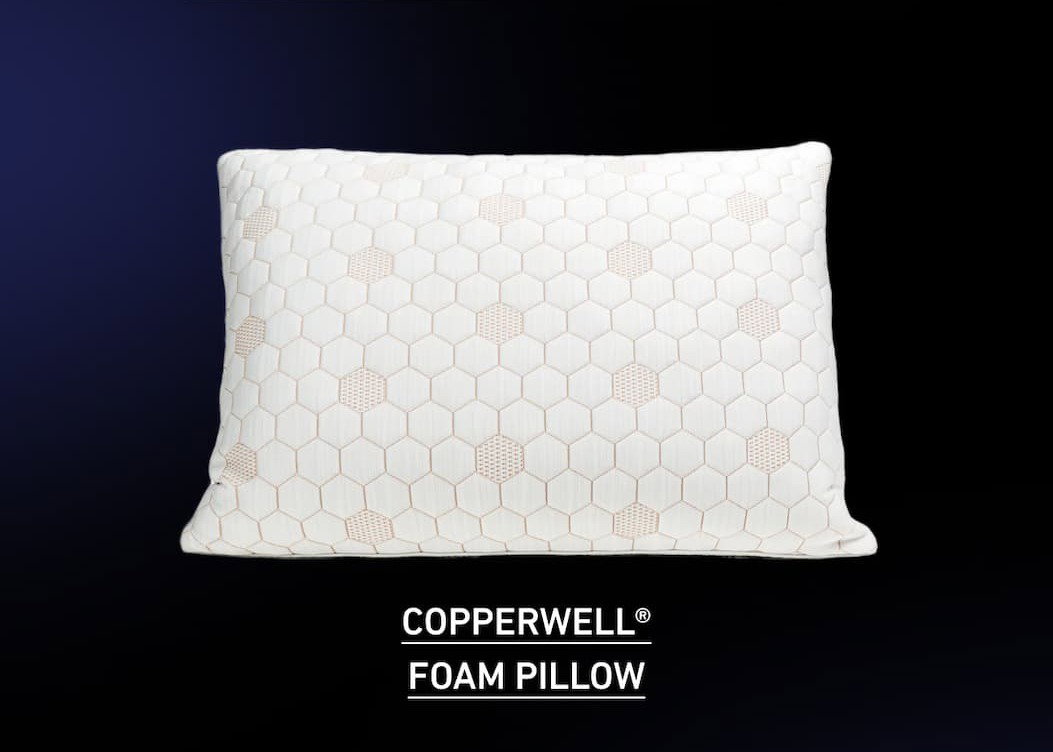 CopperWELL Foam Pillow