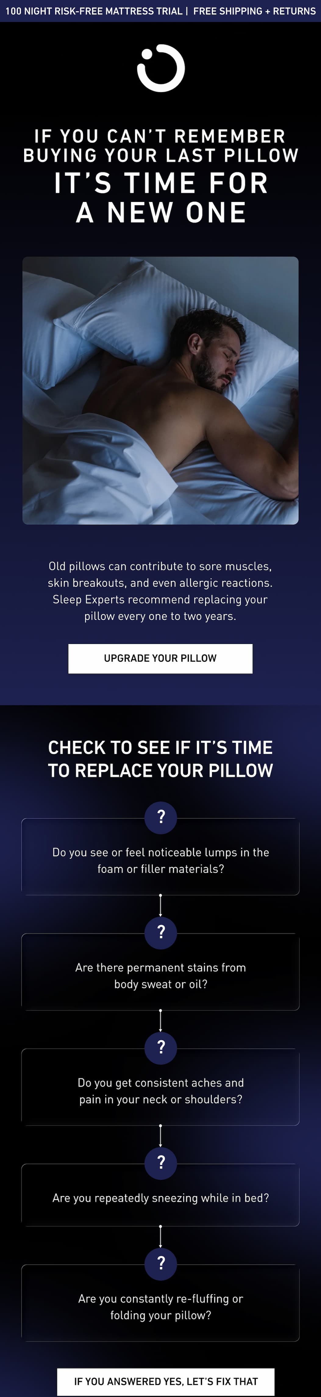 How to Know When It's Time For A New Pillow