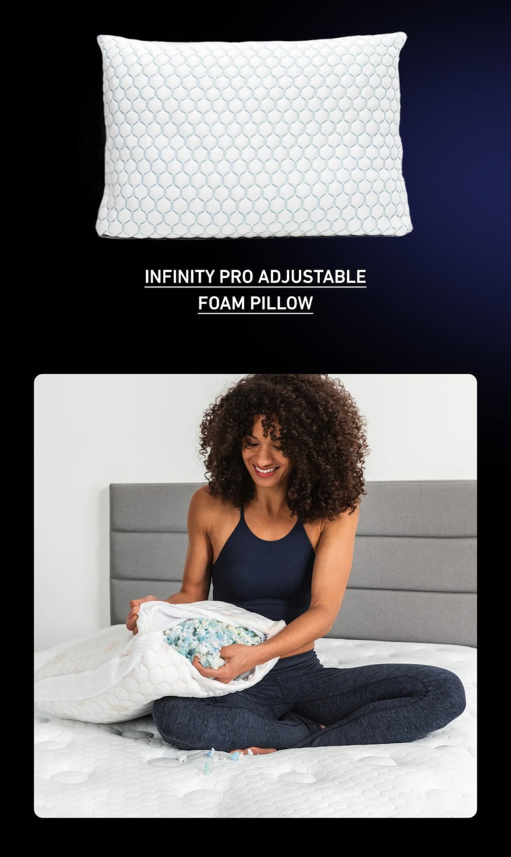 Infinity Pro Adjustable Foam Pillow
