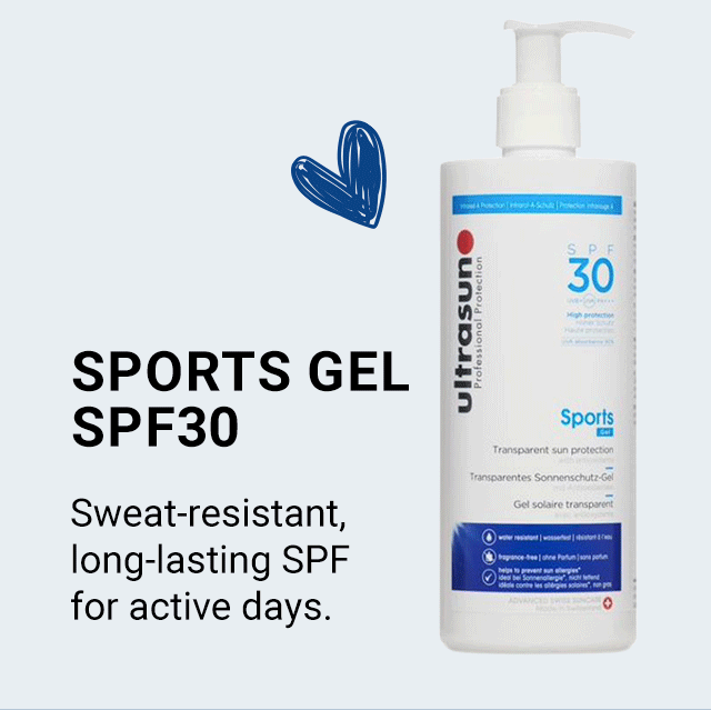 Ultrasun Transparent Sun Protection SPF30 Sports Gel 400ml