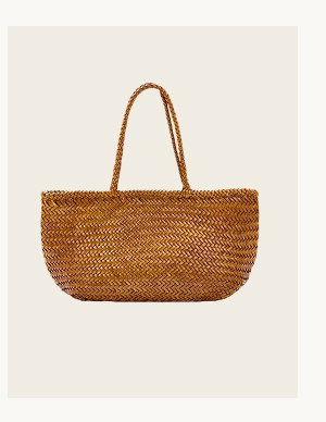 Ellyla Amora Woven Leather Tote Bag