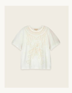 Florence floral embroidered t-shirt
