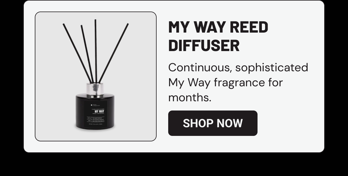 My Way Reed Diffuser card