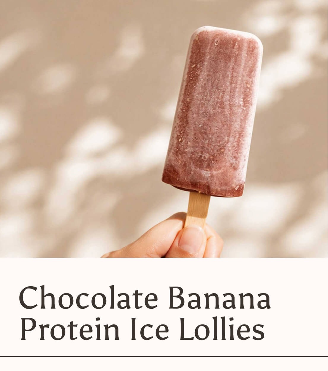 Protein Ice Lollies, made with Brave Ancestral Protein