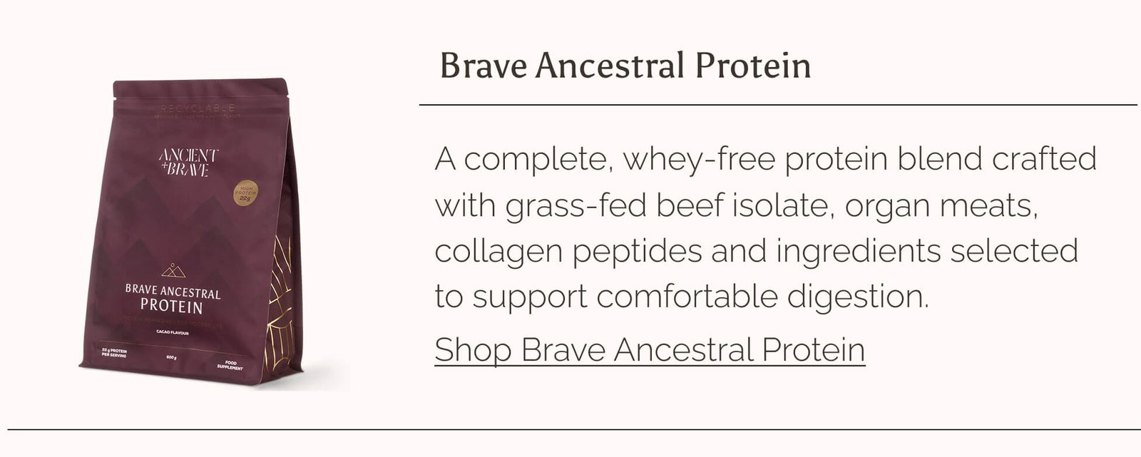 Shop Brave Ancestral Protein