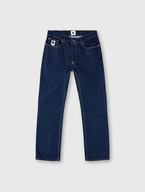 Rinse wash burnage jeans