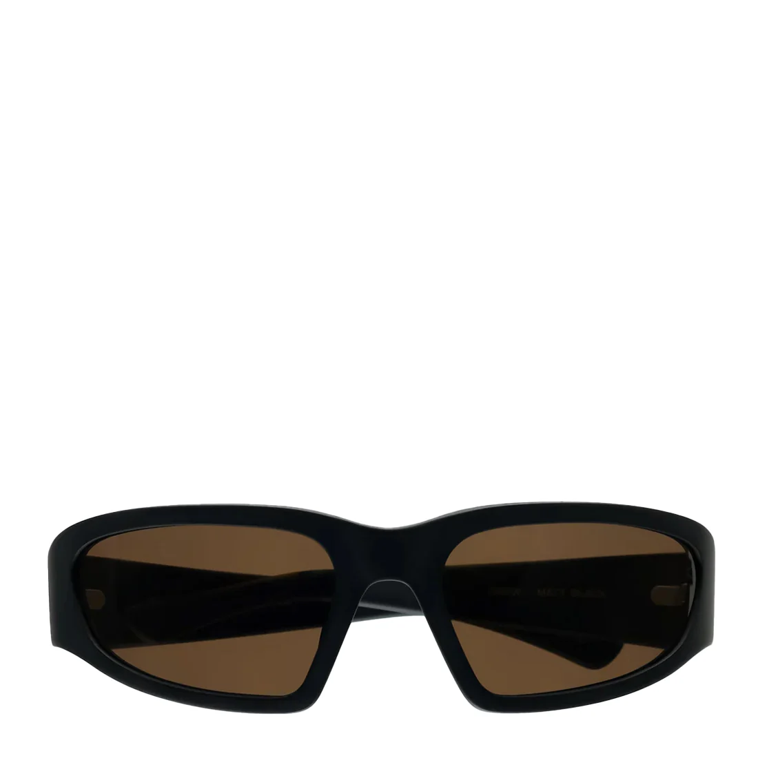 Image of Monokel Eyewear Crow Sunglasses Matt Black / Brown Polarised Lens