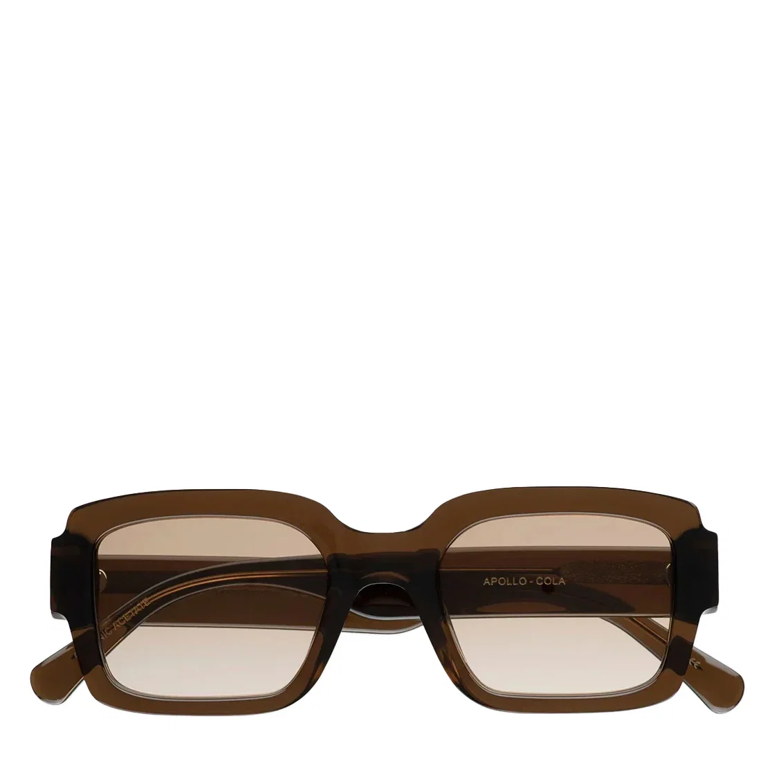Image of Monokel Eyewear Apollo Sunglasses Cola / Brown Gradient Lens