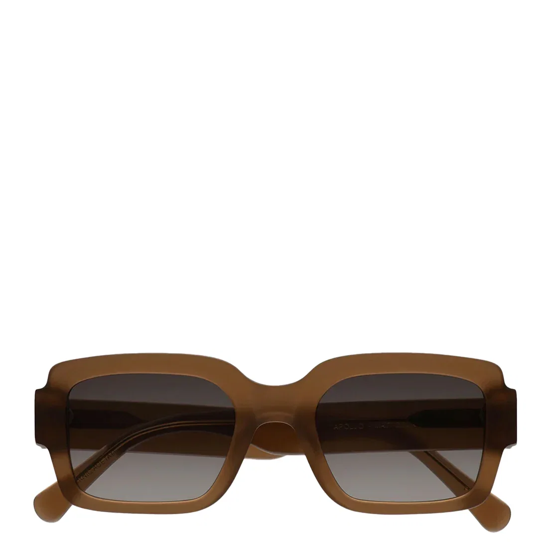 Image of Monokel Eyewear Apollo Sunglasses Matt Cola / Grey Gradient Lens