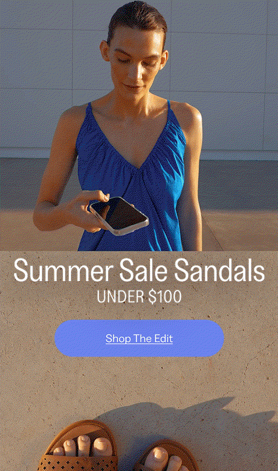 Sale Sandals Under 100 Hero