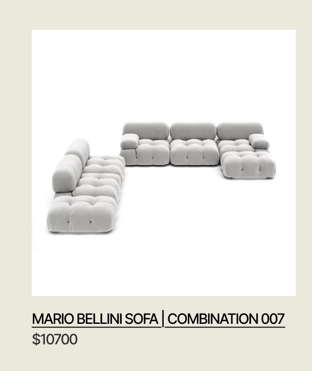 Skip to the beginning of the images gallery Mario Bellini Sofa | Combination 007