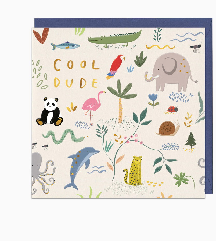 JUNGLE JOY COOL DUDE CARD