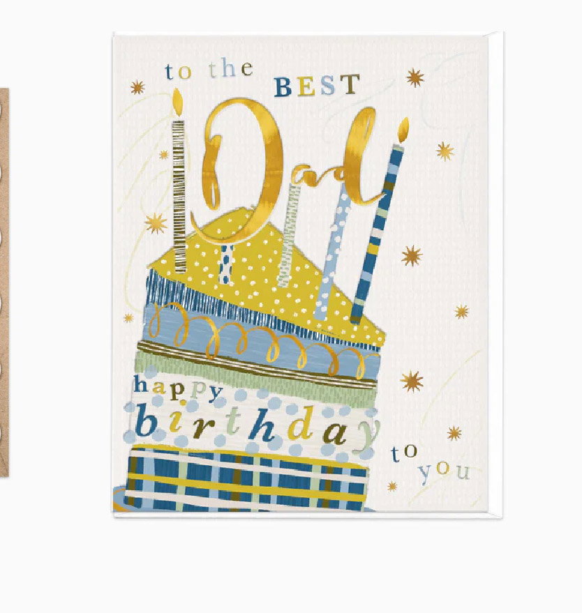 CAKE SLICE DAD BIRTHDAY CARD
