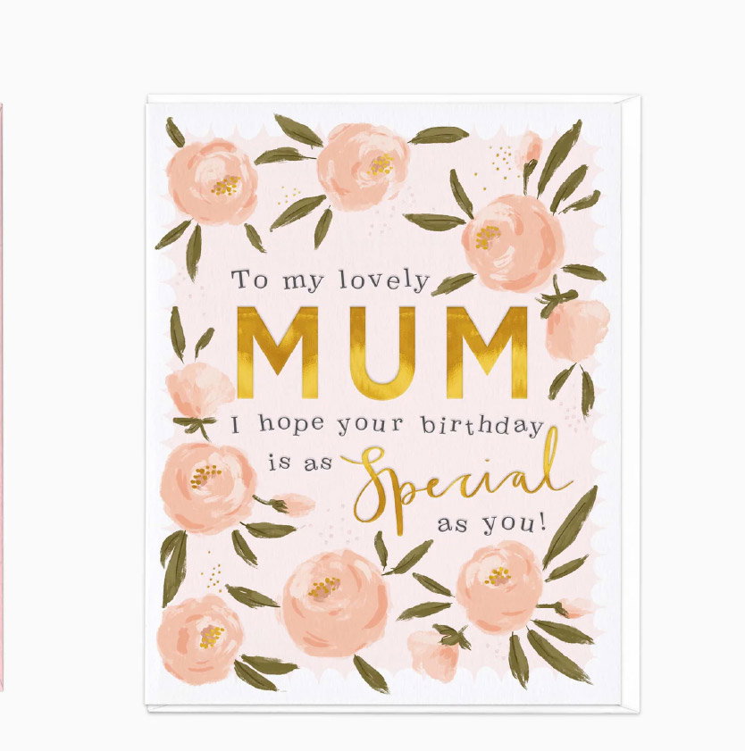 BLUSH BLOOMS MUM BIRTHDAY CARD