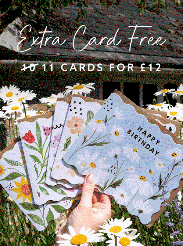 11 greetings cards for £12 this weekend. Browse beautiful birthday, coastal, children's and occasion cards, including our Luxury Card Collection. Online only, offer ends Monday.