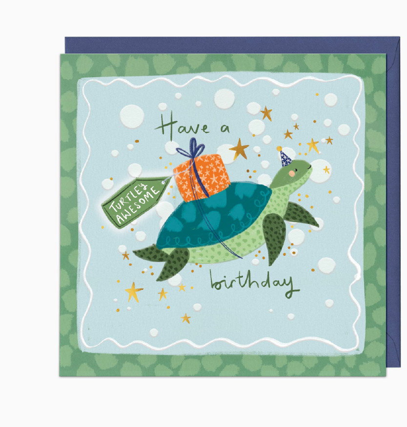 TURTLEY AWESOME BIRTHDAY CARD
