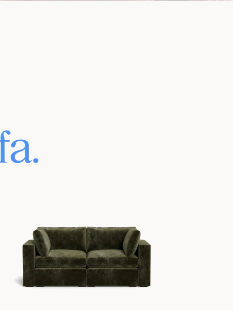 Go bold with your sofa.