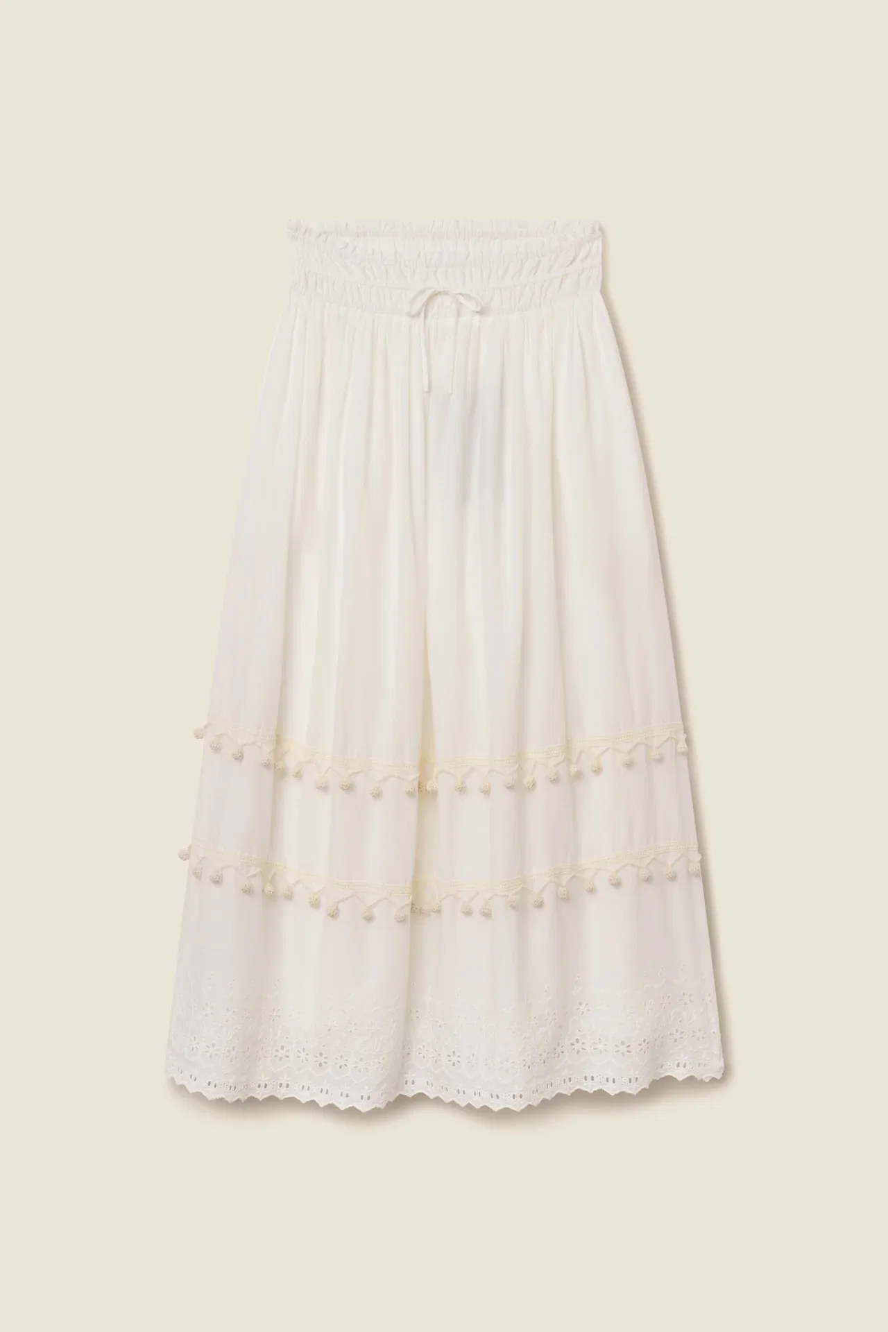 Image of Bianca Skirt White Eyelet