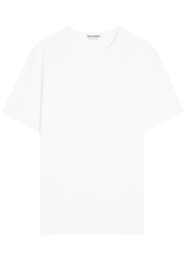 JW ANDERSON Logo-embroidered cotton T-shirt
