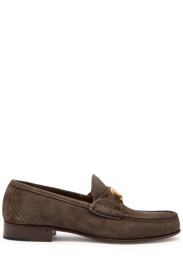 VALENTINO GARAVANI Signature Vlogo suede loafer