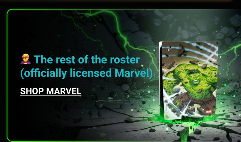 🦸 The rest of the roster (officially licensed Marvel) SHOP MARVEL