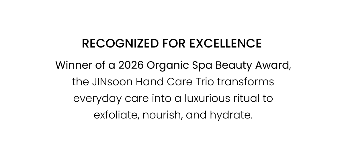 Award-winning hand care