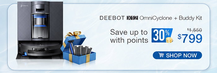 DEEBOT X12 OMNICYCLONE BUNDLE