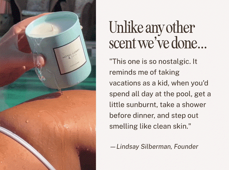 Unlike any other scent we've done
