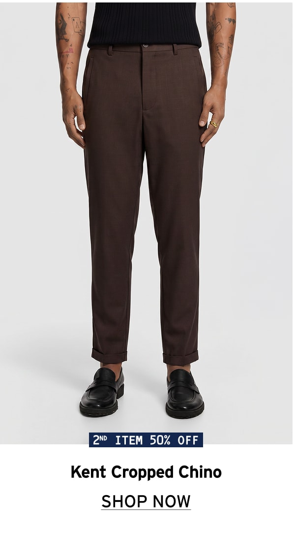 Shop our Kent Cropped Chino
