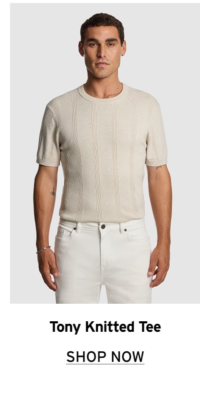 Shop the Tony Knitted Tee