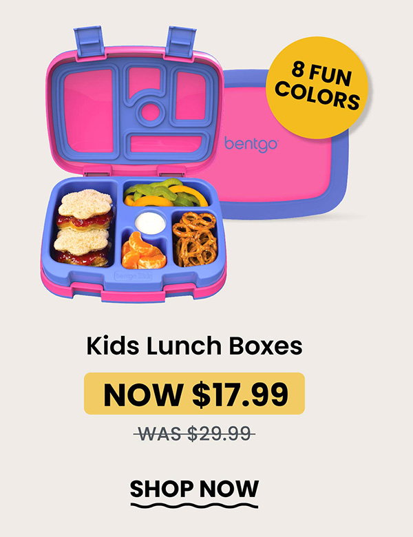 8 Fun Colors | Kids Lunch Boxes - Now $17.99, Was $29.99 - Shop Now