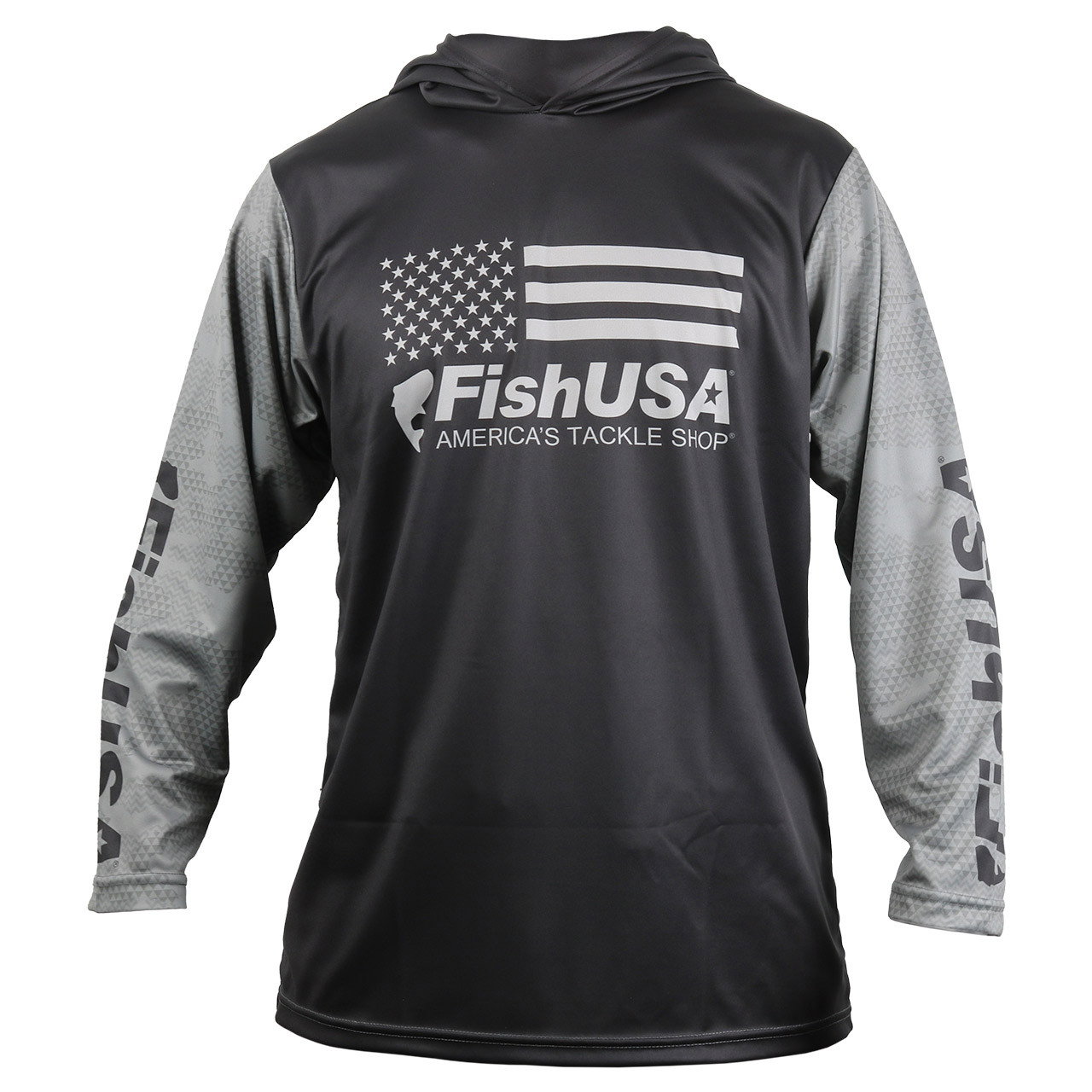 Image of FishUSA Black Ops Hooded Performance Fishing Shirt