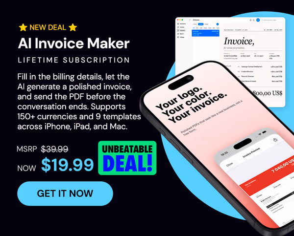 AI Invoice Maker Lifetime Subscription