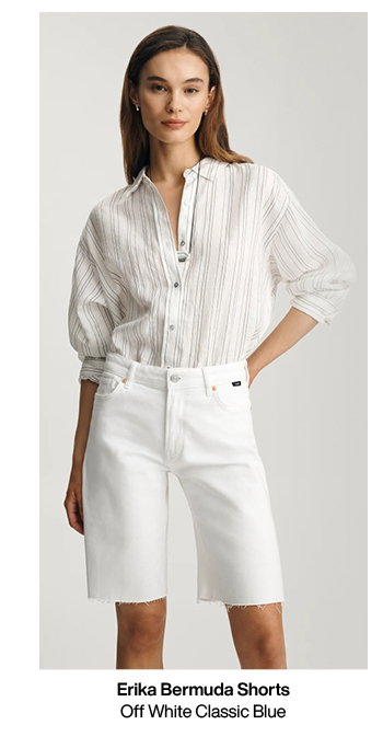 Erika Off White Classic Blue