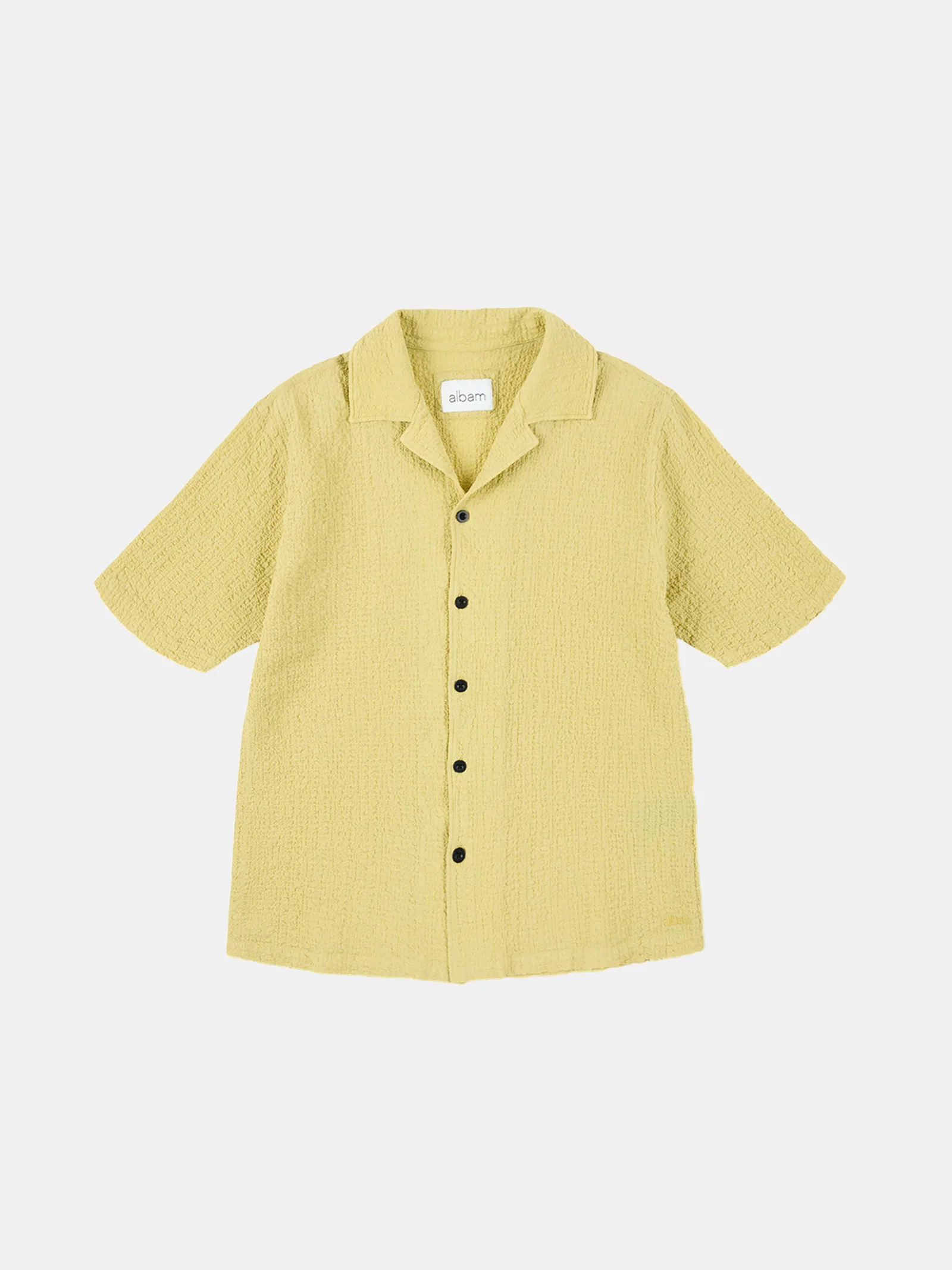 Image of Seersucker Fenton Shirt in Vintage Khaki