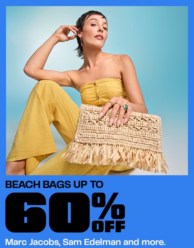 Beach Bags Up to 60% Off | Marc Jacobs, Sam Edelman and more.