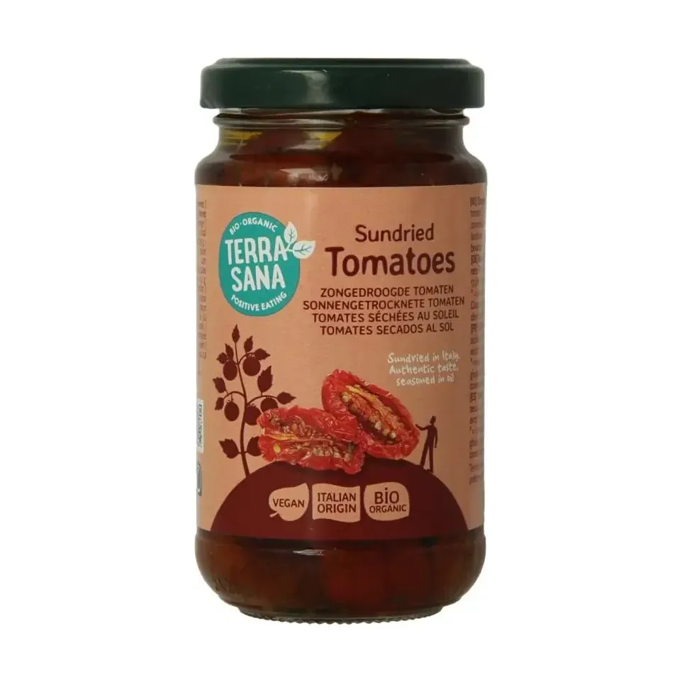Image of Terrasana Zongedroogde tomaten in extra vierge olijfolie bio