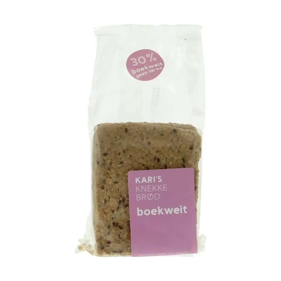 Image of Kari's Crackers Knekkebrod boekweit biologisch 200 gram