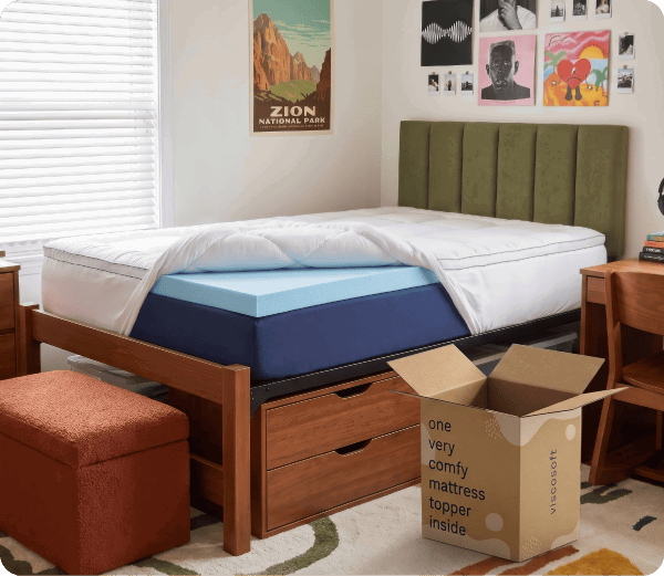 Hybrid Lux mattress topper