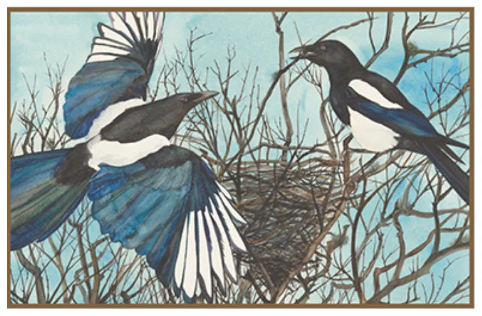 Image of The Lost Words Magpies 1000 Piece Jigsaw Puzzle