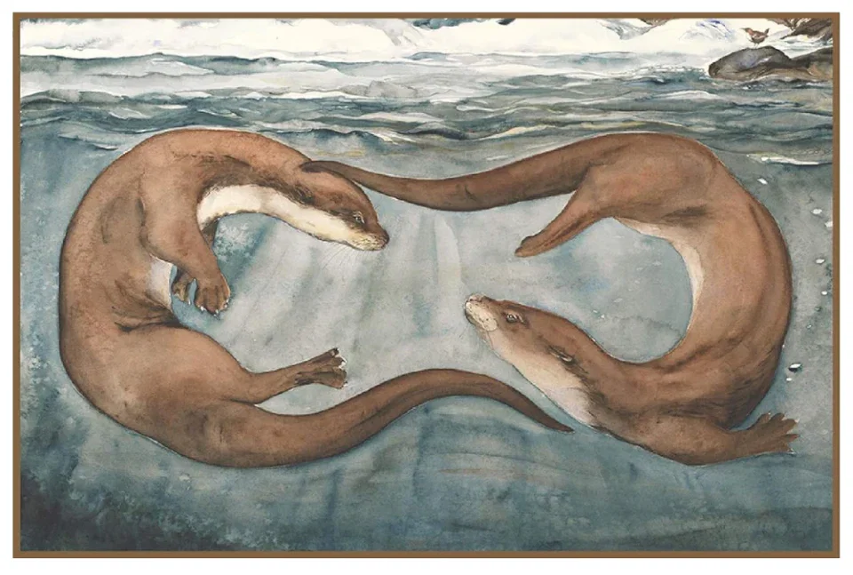Image of The Lost Words Otters 1000 Piece Jigsaw Puzzle