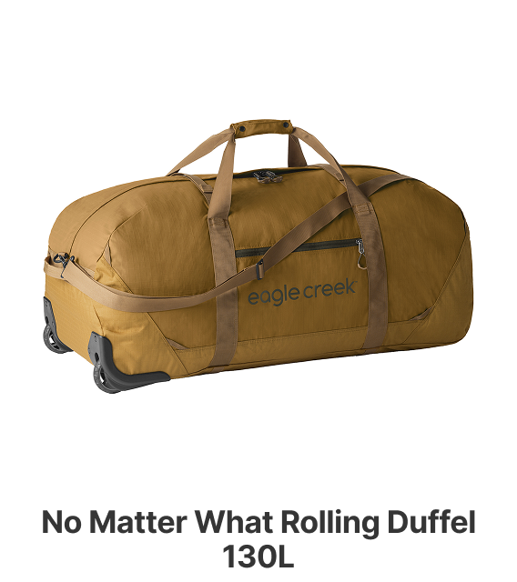 No Matter What Rolling Duffel