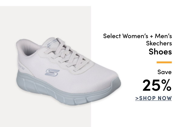 Select Women's + Men's Skechers Shoes Save 25%